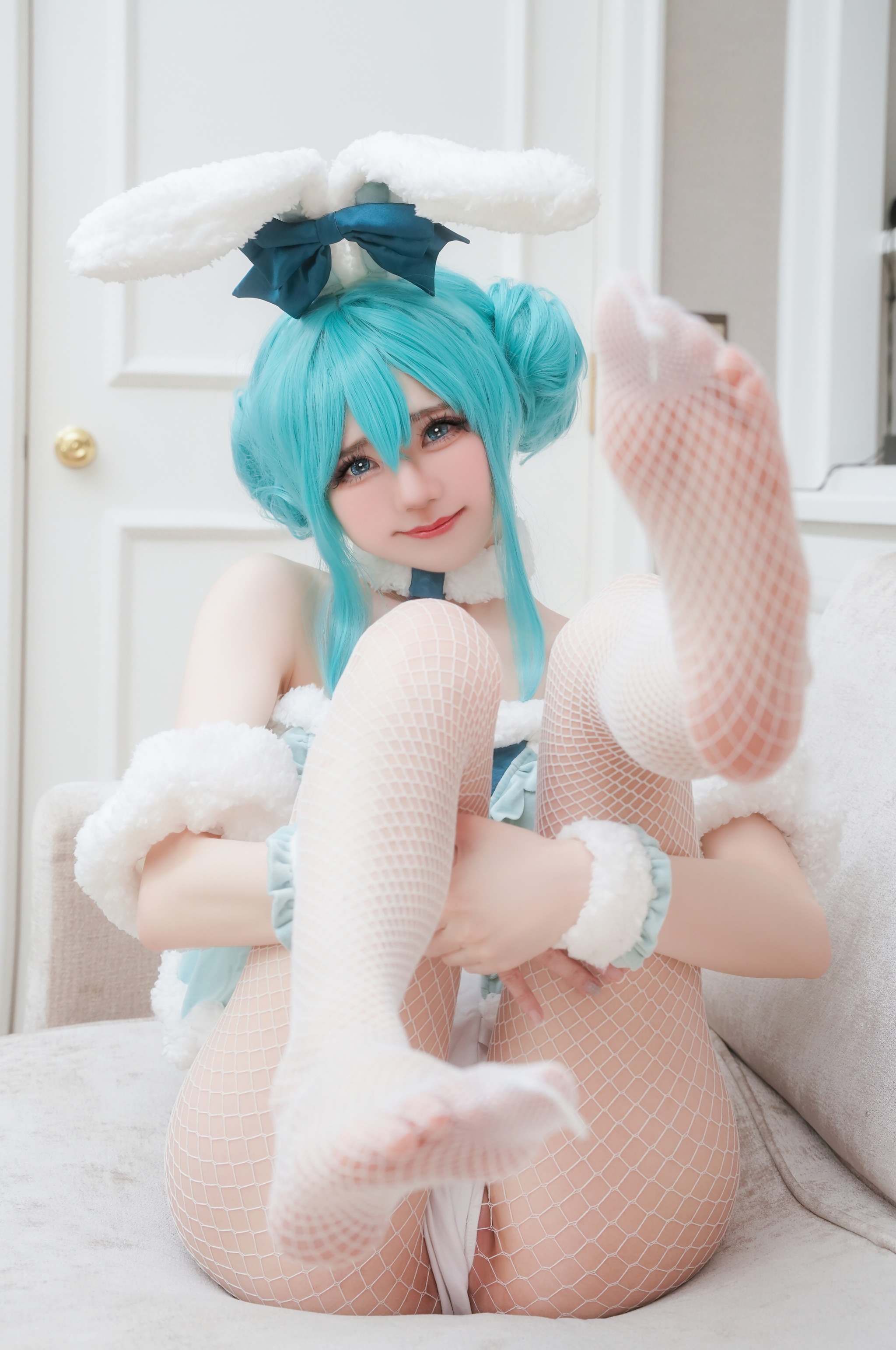 图片[1]-Sally Dorasnow – NO.075 Miku bunnygir [20P]-XikXak